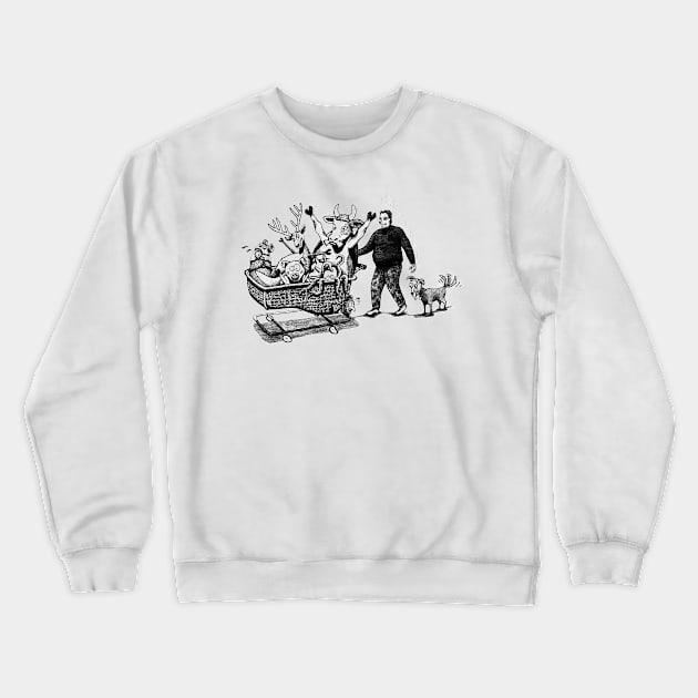 Shopping Crewneck Sweatshirt by Akman